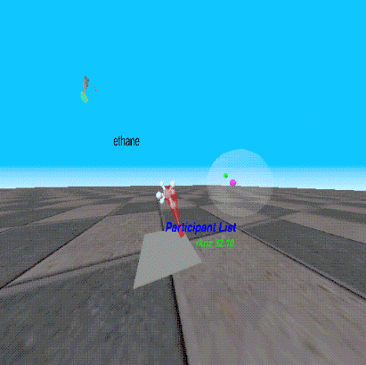 Picture showing 3D radar, Participant List and object manipulation.